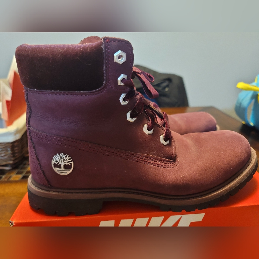 Timberland purple boots - Picture 1 of 6